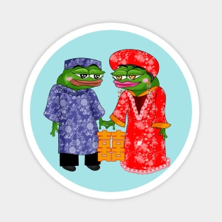 Marv Frog Vietnamese Wedding Magnet